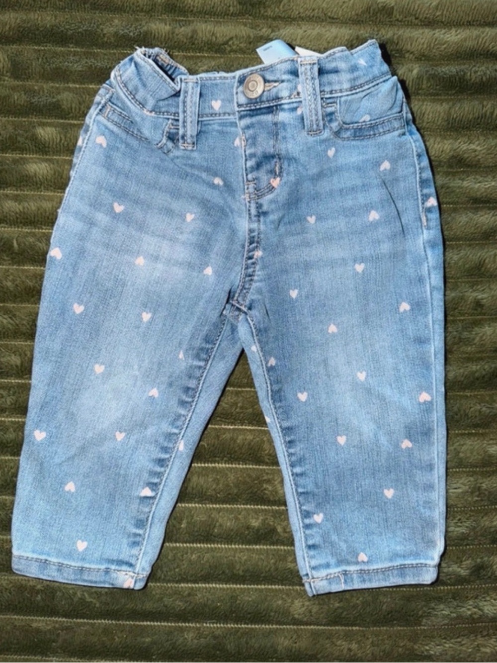 Baby B’gosh Heart Print Jeans 6M